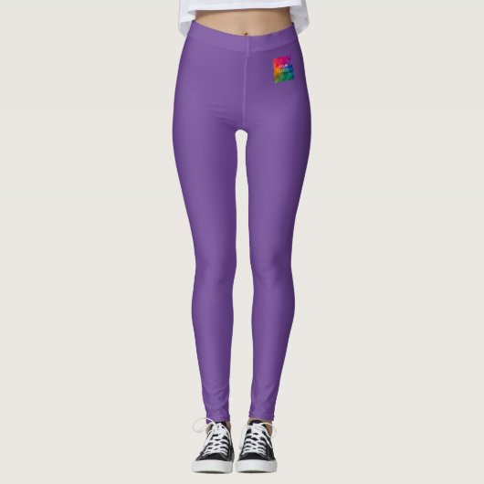 Leggings pour femmes Ajouter votre texte Logo de l (Devant)