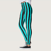 Leggings pour femmes bleues/noires (Gauche)