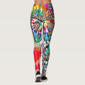 Leggings pour femmes Bold Summer Graphics (Dos)
