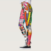 Leggings pour femmes Bold Summer Graphics (Gauche)