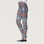 Leggings pour femmes Brown Aztec Multi Blend (Gauche)