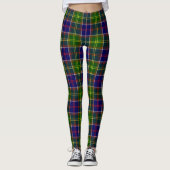 Leggings pour femmes Clan Scotstee Tartan Whitefoo (Devant)