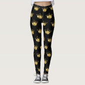 Leggings pour femmes - Couronne d'or (Devant)