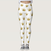 Leggings pour femmes - Couronne d'or (Devant)