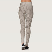 Leggings pour femmes de créatrice géométrique arge (Dos)
