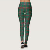 Leggings pour femmes de Noël vert/rouge (Dos)
