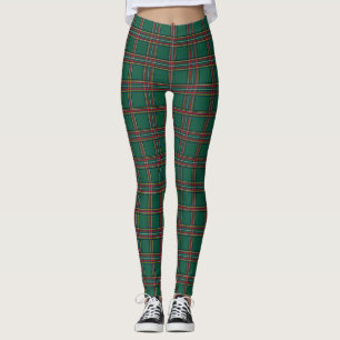 Leggings pour femmes de Noël vert/rouge