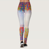 Leggings pour femmes de taille élevée - élégant, é (Dos)