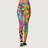 Leggings pour femmes | Eco Fitness Colorful Abstra (Dos)