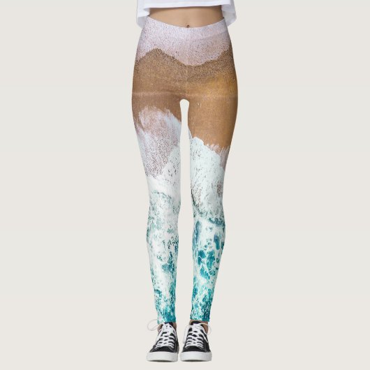 Leggings pour femmes | Eco Fitness Ocean (Devant)