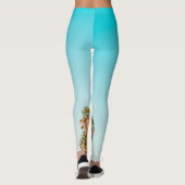 Leggings pour femmes | Eco Fitness Palms & Sky (Dos)