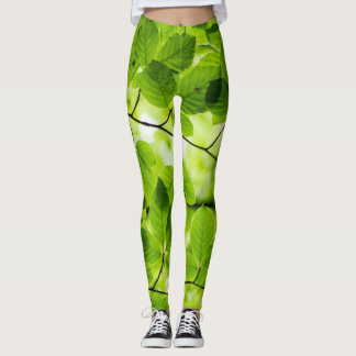 Leggings pour femmes | Feuilles Eco Fitness