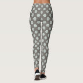 Leggings pour femmes gris Daisy (Dos)