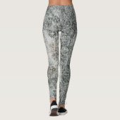 Leggings pour femmes grises (Dos)