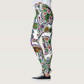 Leggings pour femmes Jour des morts (Gauche)