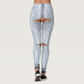 Leggings pour femmes Lavage blanc Bois Grange Port (Dos)