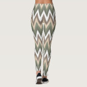Leggings pour femmes Motifs Multi Zig Zag (Dos)