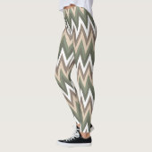 Leggings pour femmes Motifs Multi Zig Zag (Gauche)