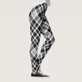 Leggings pour femmes noirs blancs (Droite)