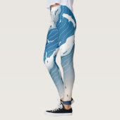 Leggings pour femmes Ocean Waves (Gauche)