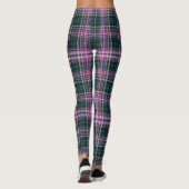 Leggings pour femmes patinées rose/vert (Dos)