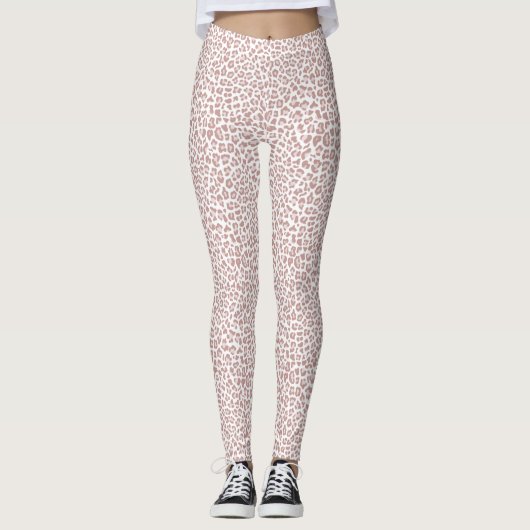 Leggings pour femmes posters de animaux roses (Devant)