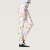 Leggings pour femmes Rose & Gold LOVE (Droite)