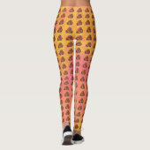Leggings pour femmes Roses orange (Dos)