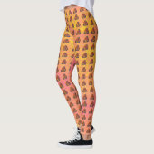 Leggings pour femmes Roses orange (Gauche)