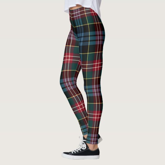 Leggings pour femmes Tartan Clan Comyn Scotstee (Gauche)