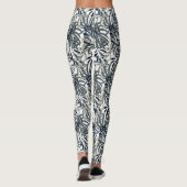 Leggings pour femmes tropicales gris/olive (Dos)