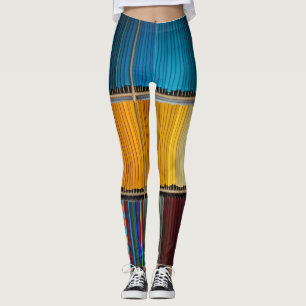 Leggings pour filles arc-en-ciel pour femmes