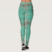 Leggings pour robots verts biologiques Psydefx ♥ (Dos)