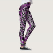 Leggings Pourpre d'esprit de vent (Droite)
