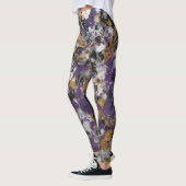 Leggings Pourpre et galaxie d'or (Gauche)
