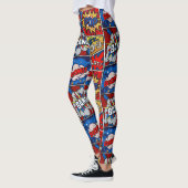 Leggings Pow Bang Boom ! Fun Super Hero (Gauche)