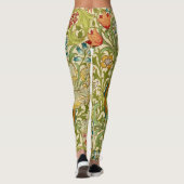 Leggings Pre-Raphaelite d'or de cru de lis de William (Dos)