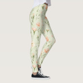 Leggings Pretty Mint Peach Floral (Droite)