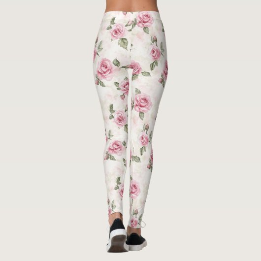 Leggings Pretty Pink Roses (Dos)