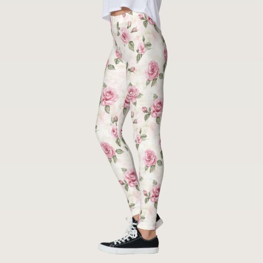 Leggings Pretty Pink Roses (Gauche)