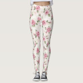 Leggings Pretty Pink Roses (Devant)