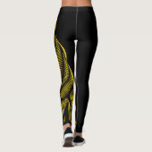 Leggings Pretty Trendy Leopard Print Gold (Dos)