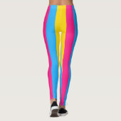 Leggings Pride transexuelle (drapeau panaché) (Dos)