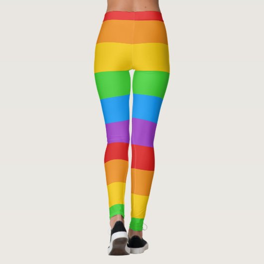 Leggings PrideFlex : drapeau arc-en-ciel (Dos)