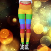 Leggings PrideFlex : drapeau arc-en-ciel