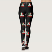 Leggings Princesse italienne Italie Drapeau Couronne (Dos)