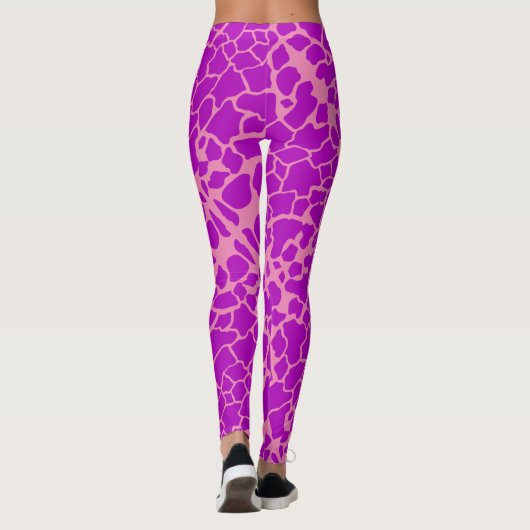 Leggings Print de Purple Giraffe (Dos)
