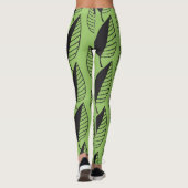 Leggings printemps feuille vert été (Dos)