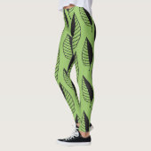 Leggings printemps feuille vert été (Gauche)