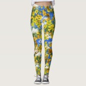 Leggings Printemps fleurs Butercup dans les nuages (Devant)